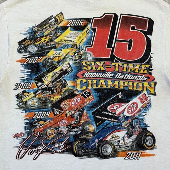 2012 Donny Schatz Siz-Time Knoxville Nationals Champion Sprint Car T-Shirt Small - Picture 4 of 9